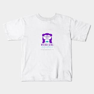 Weird Girl Adventures Logo Merchandise Kids T-Shirt